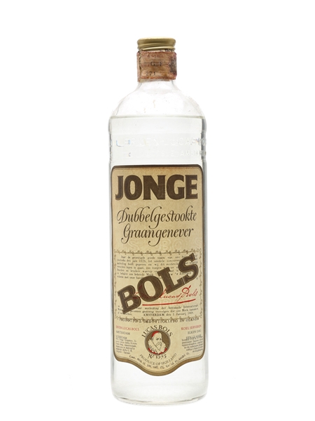 Bols Jonge Dubbelgestookte Graangenever Bottled 1960s 100cl / 35%