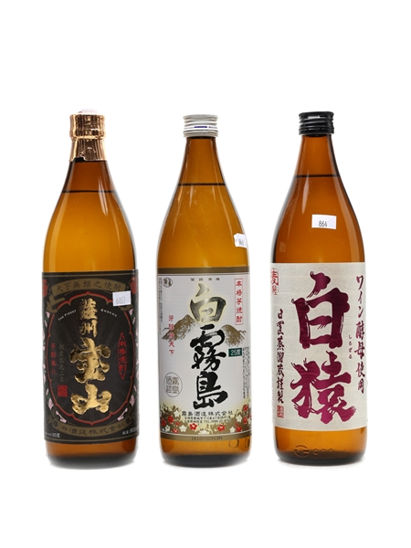 Assorted Japanese Shochu  3 x 90cl