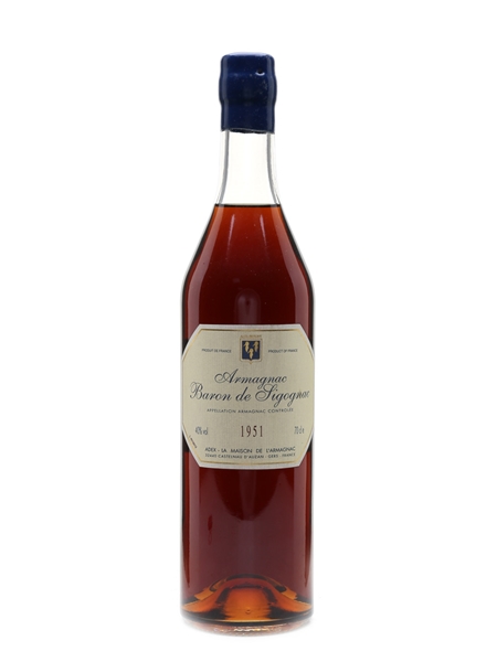 Baron De Sigognac 1951 Armagnac Bottled 2005 70cl / 40%