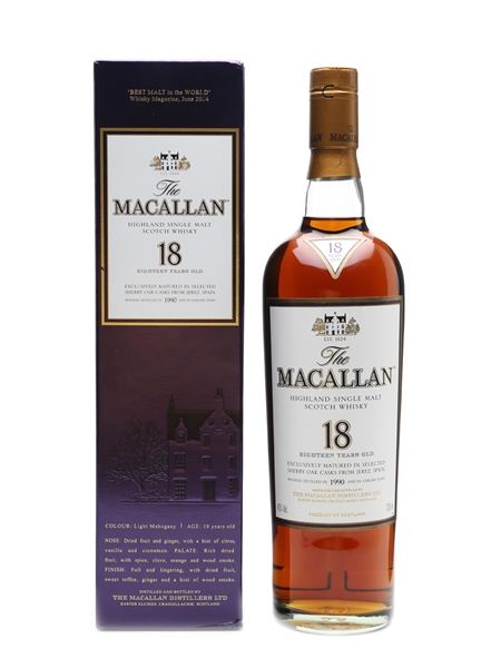 Macallan 1990 18 Years Old 70cl