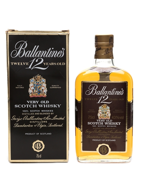 Ballantine's 12 Year Old Bottled 1980s 75cl / 43%