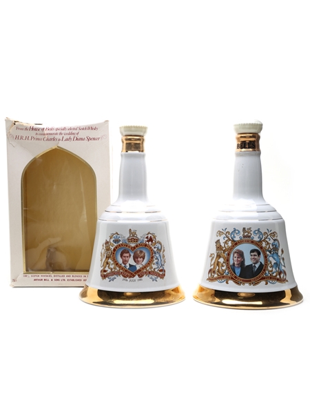 Bell's Ceramic Decanters The Royal Weddings 2 x 75cl / 43%