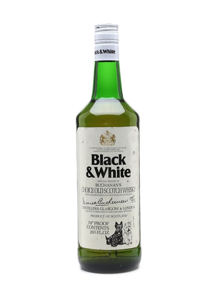 Black & White Bottled 1970s 75.7cl / 40%