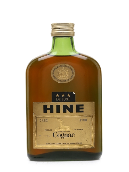 Hine 3 Star De Luxe Bottled 1970s 34cl / 40%