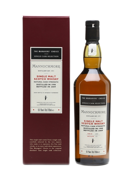 Mannochmore 1998 Managers' Choice 70cl