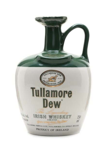 Tullamore Dew Ceramic Decanter Bottled 1980s 75cl / 40%