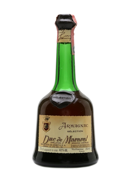 Duc De Maravat Selection Bottled 1970s - Spirit 70cl / 40%