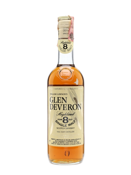 Glen Deveron 8 Years Old Bottled 1980s 75cl