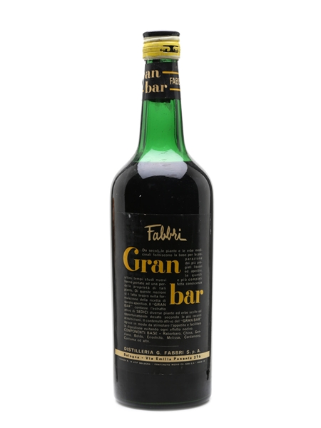 Fabbri Gran Bar Bottled 1950s 100cl / 19%