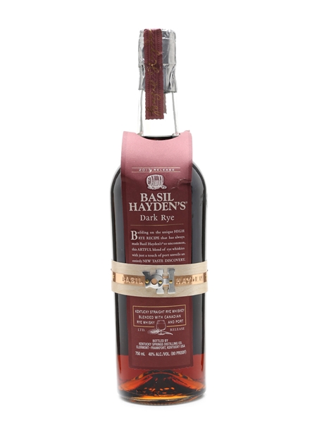 Basil Hayden's Dark Rye 2017 Release 75cl / 40%