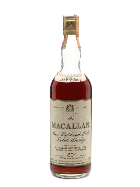 Macallan 1960 Campbell, Hope & King Bottled 1970s - Rinaldi 75cl / 46%