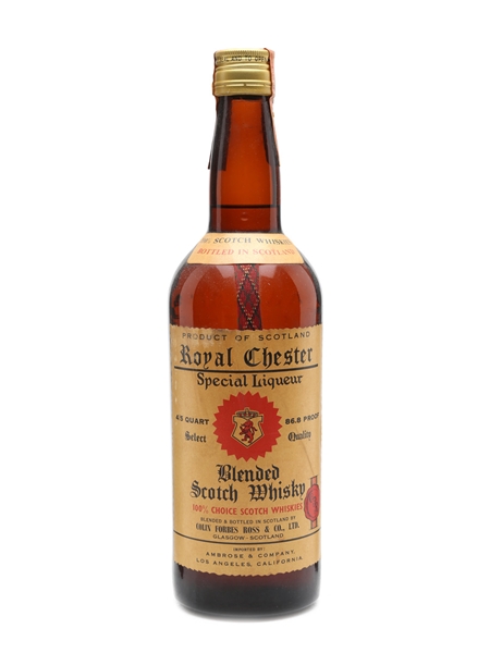 Royal Chester Special Liqueur Bottled 1950s 75cl