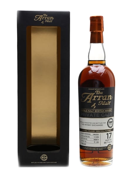 Arran 1996 Private Cask Bottled 2014 - The Whisky Exchange 70cl / 55.7%