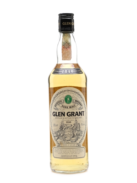 Glen Grant 5 Year Old Bottled 1990s 70cl / 40%