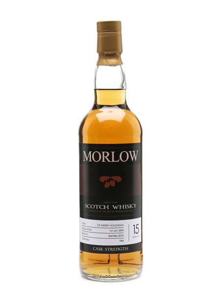 Arran 2000 Morlow Private Cask 15 Year Old Sherry Hogshead 70cl / 53.4%