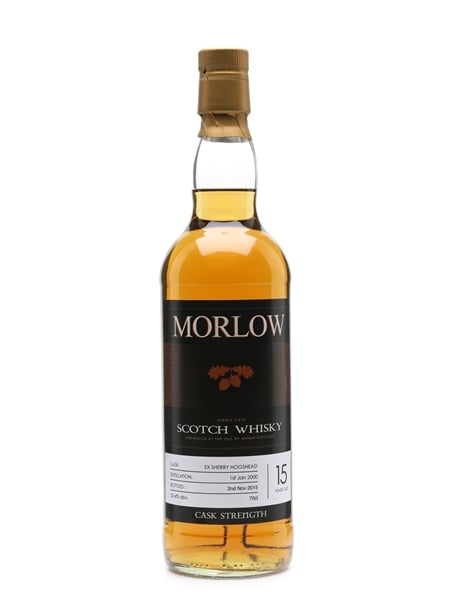 Arran 2000 Morlow Private Cask 15 Year Old Sherry Hogshead 70cl / 53.4%