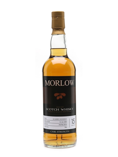 Arran 2000 Morlow Private Cask 15 Year Old Sherry Hogshead 70cl / 53.4%