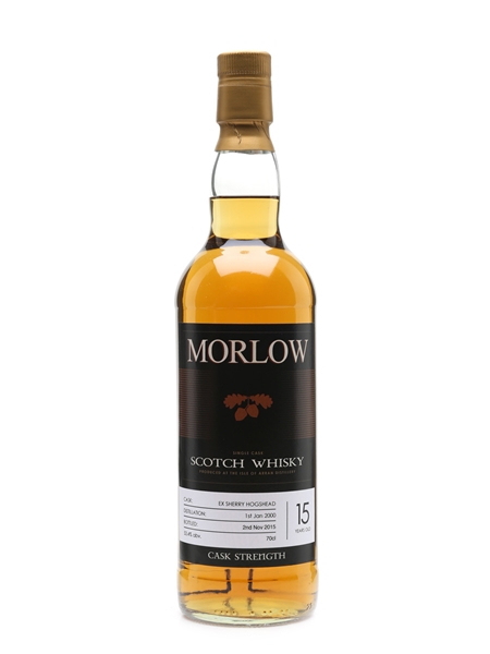 Arran 2000 Morlow Private Cask 15 Year Old Sherry Hogshead 70cl / 53.4%