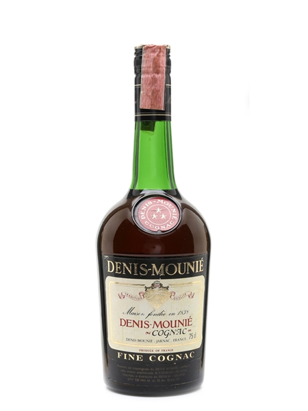 Denis Mounie 3 Star Bottled 1970s - Sidalm 75cl / 40%