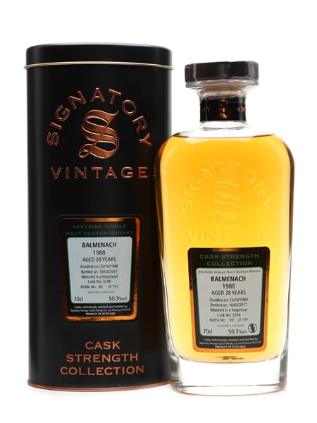 Balmenach 1988 28 Year Old Bottled 2017 - Signatory Vintage 70cl / 50.3%