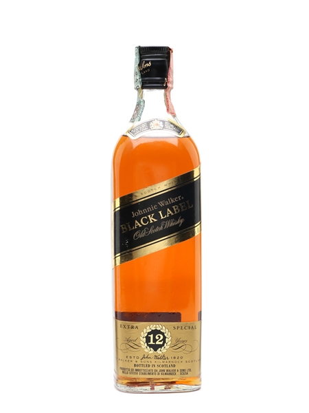 Johnnie Walker Black Label 12 Year Old Bottled 1990s - Wax 70cl / 40%