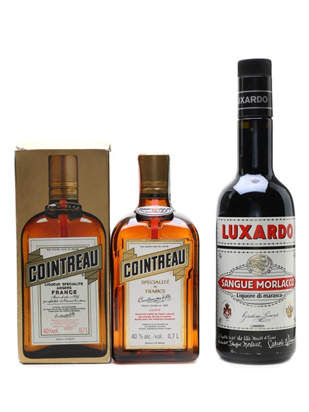 Cointreau & Luxardo Sangue Morlacco  2 x 70cl