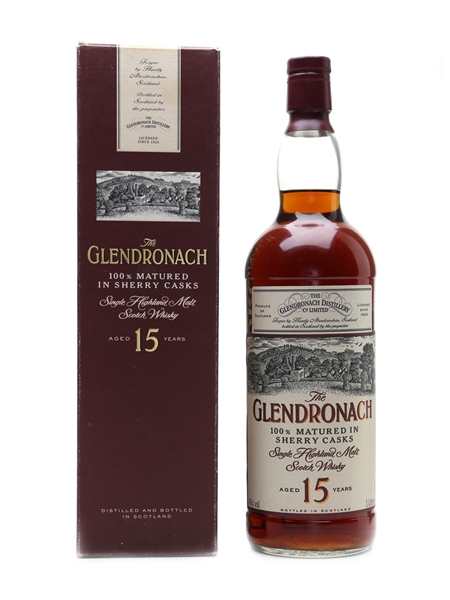 Glendronach 15 Year Old Bottled 1990s 100cl / 40%