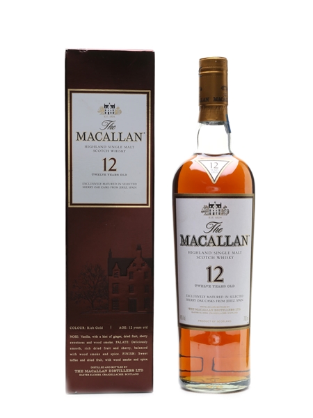 Macallan 12 Year Old Sherry Oak 70cl / 40%