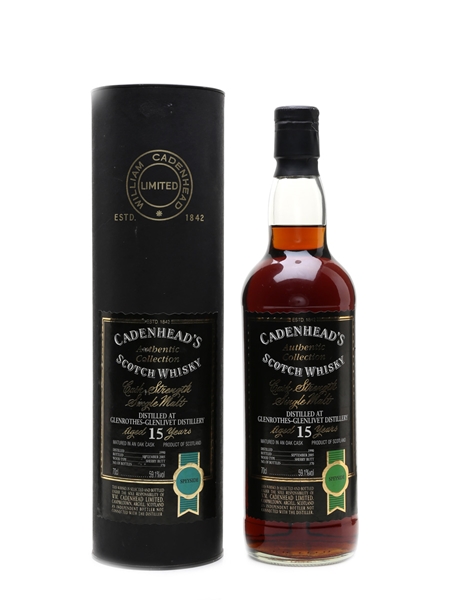 Glenrothes Glenlivet 1990 15 Year Old Bottled 2005 - Cadenhead's 70cl / 59.1%