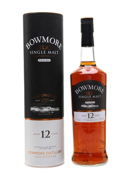 Bowmore 12 Year Old Enigma Travel retail 100cl / 40%