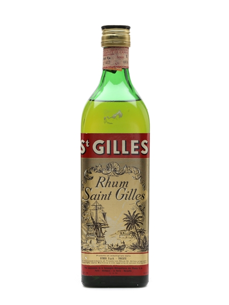 Saint Gilles Rhum Bottled 1960s - Stock 75cl / 45%