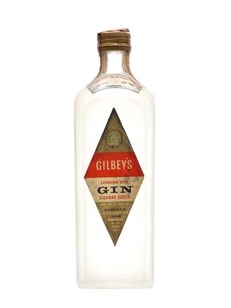 Gilbey's London Dry Gin Bottled 1960s - Cinzano 75cl / 46.2%