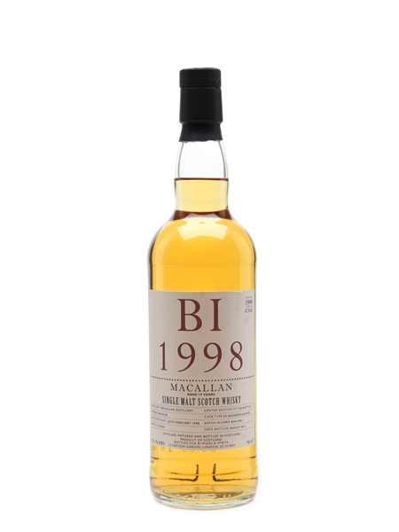 Macallan 1998 Single Cask Bottled 2015 - BI Wines & Spirits 70cl / 52.1%