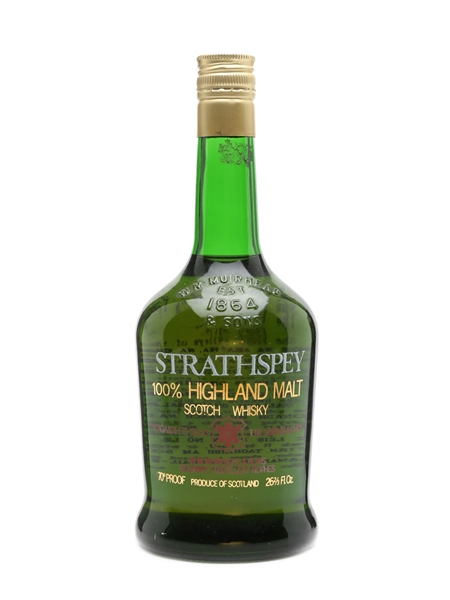 Strathspey Highland Malt Bottled 1970s 75cl