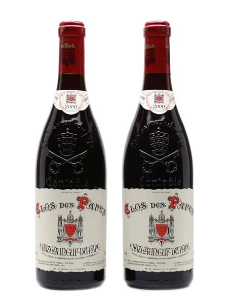 Clos Des Papes 2000 Chateauneuf Du Pape 2 x 75cl / 14%