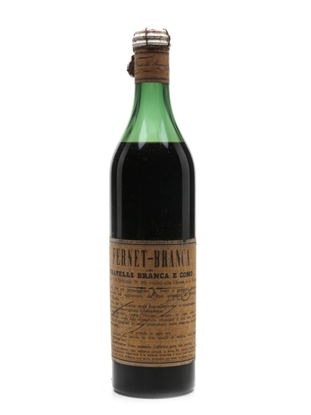 Fernet Branca Bottled 1950s 75cl / 45%