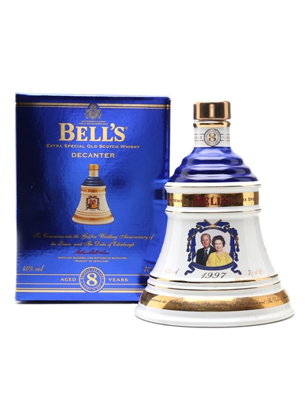 Bell's Ceramic Decanter Golden Wedding Anniversary 70cl / 40%