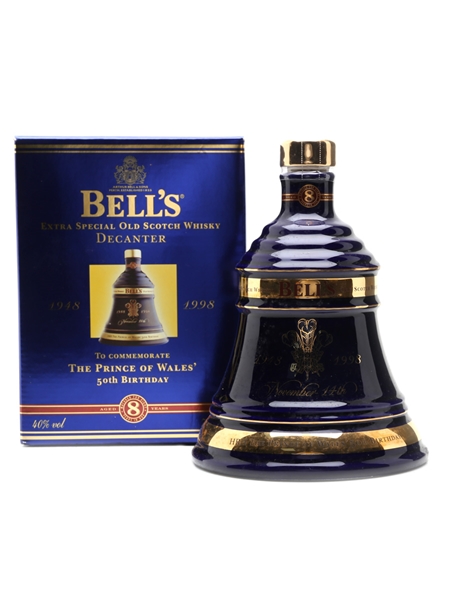 Bell's Ceramic Decanter The Prince Of Wales' 50th Birthday 70cl / 40%