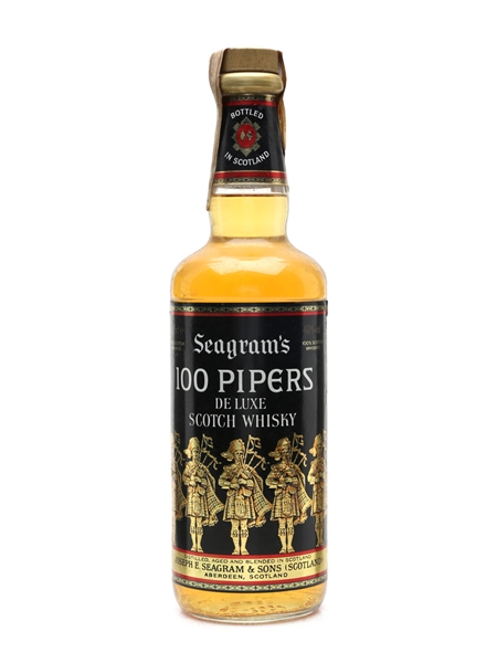 Seagram's 100 Pipers Bottled 1980s - Seagram Portugal 75cl / 40%