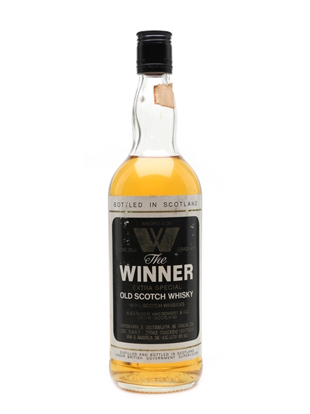 The Winner Bottled 1970s - Alexander MacRobert & Co. 75cl / 40%