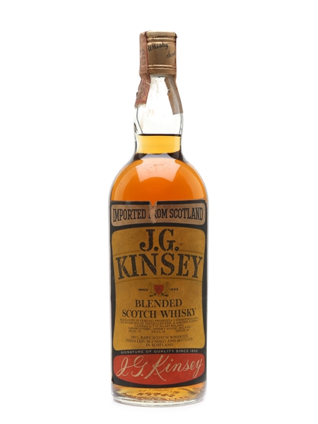 J G Kinsey Rare Bottled 1970s - Import House 75cl / 40%