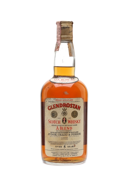 Glendrostan 5 Year Old Bottled 1970s 75cl / 40%