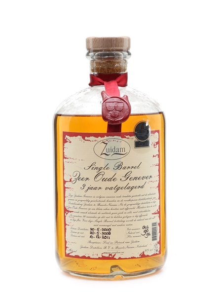 Zuidam 3 Year Old Zeer Oude Genever Bottled 2011 100cl / 38%