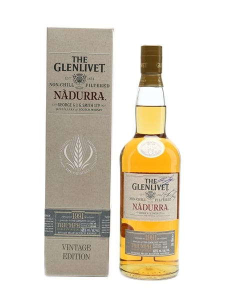 Glenlivet 1991 Nadurra Triumph Signed by Ian Logan / 70cl