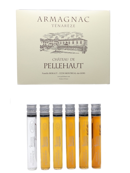 Chateau De Pellehaut Armagnac Tenareze Tasting Selection 6 x 6cl