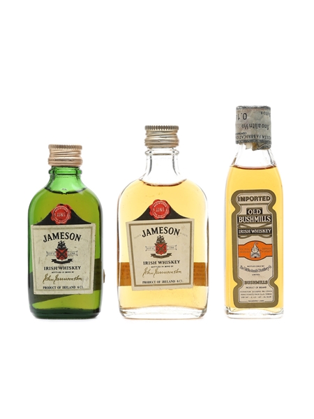 Bushmills & Jameson Irish Whiskey 3 x 4cl-4.5cl / 43%