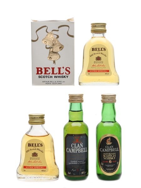 Bell's & Clan Campbell  4.7cl-5cl