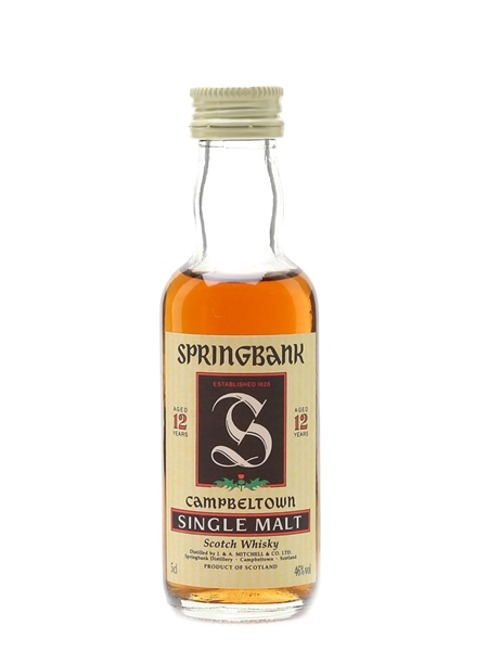 Springbank 12 Year Old Bottled 1990s 5cl / 46%