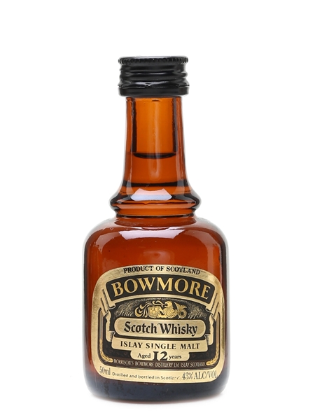 Bowmore 12 Year Old Bottled 1980s 5cl / 43%