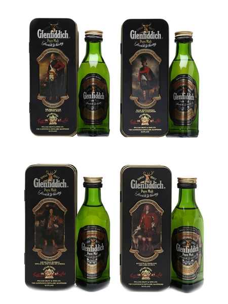 Glenfiddich Special Reserve Clans Of The Highlands Set 4 x 5cl / 43%